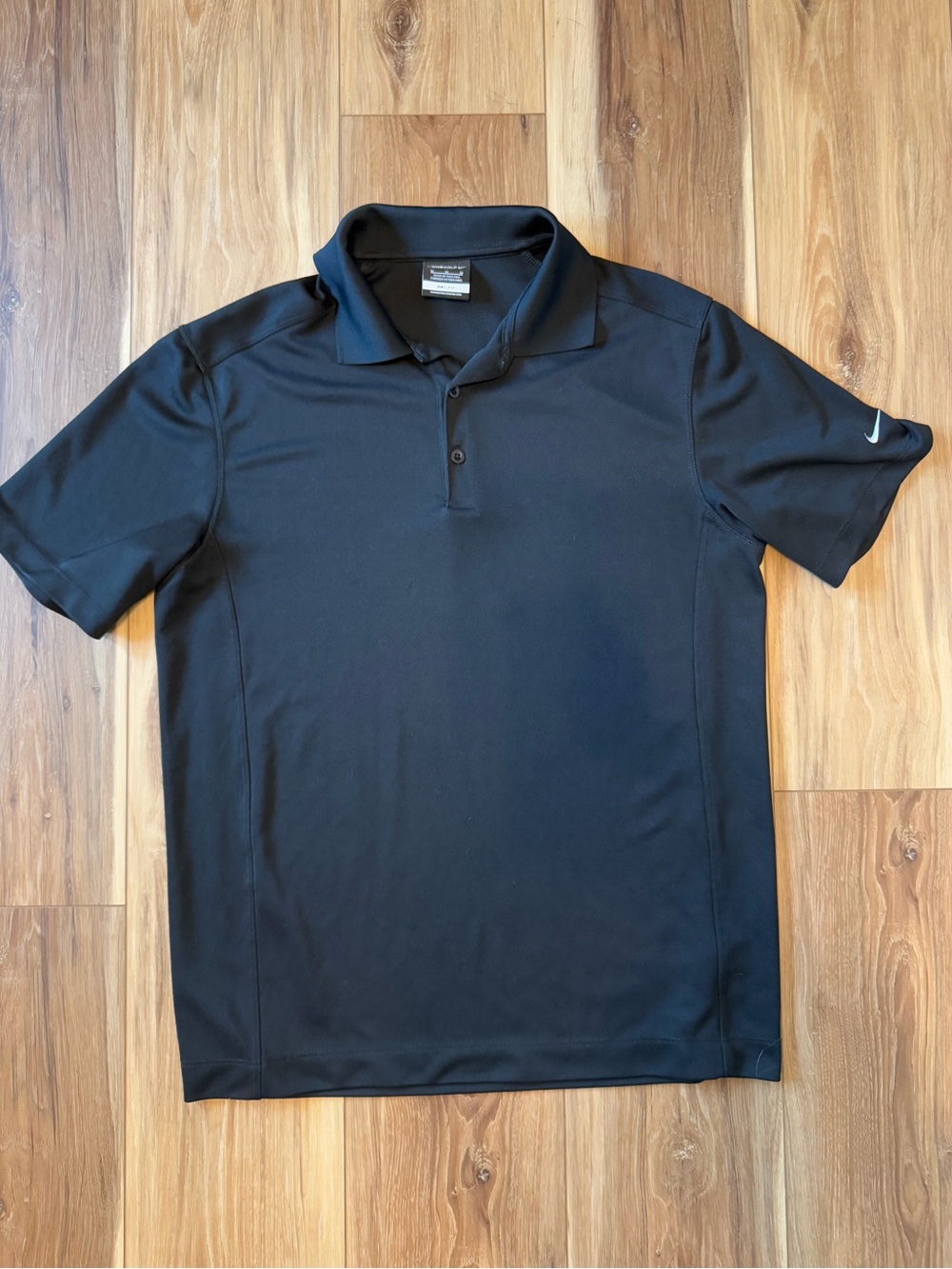Nike Men's Black Dri-FIT Polo Golf Shirt